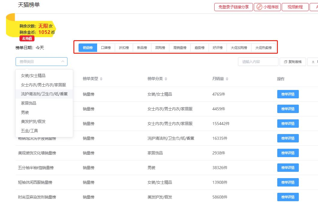 淘宝类目热销商品排行榜在哪里看(淘宝畅销top10产品)