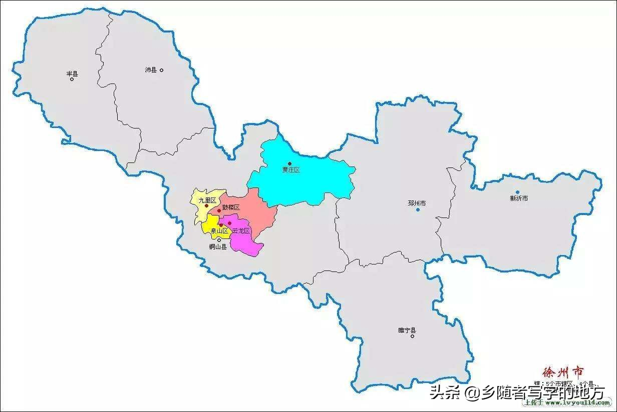 徐州是哪个省份的城市（江苏省徐州在哪里）