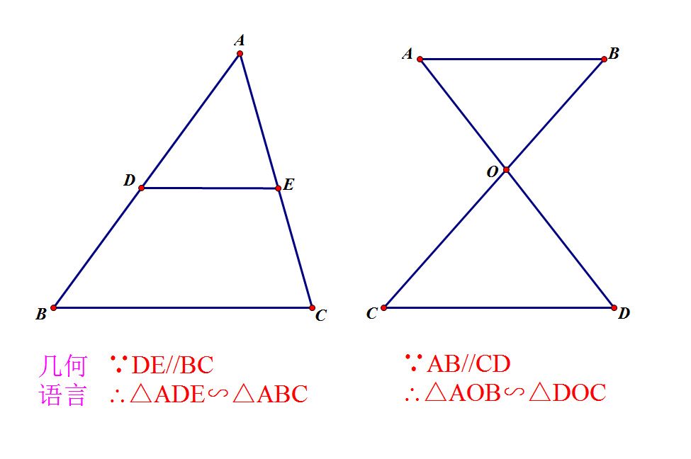 相似三角形的性质和判定小结
