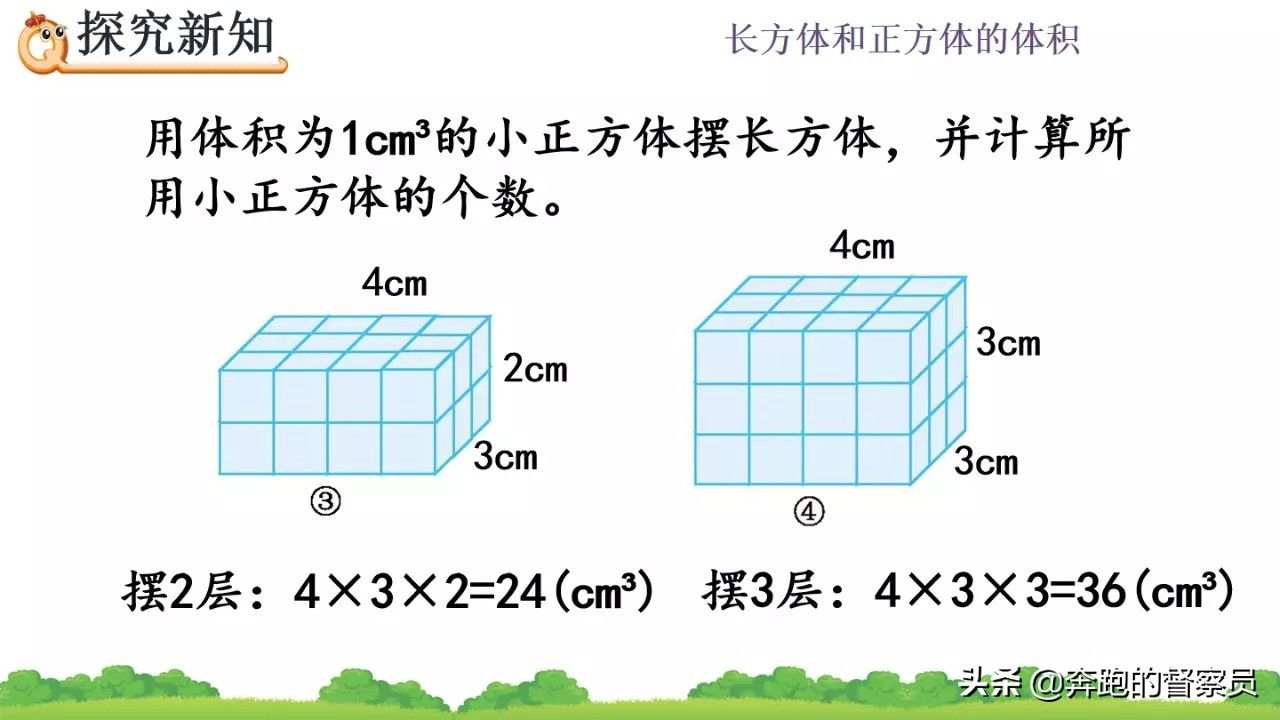五年级数学长方体、正方体体积公式的推导解析，主要是思维的提升