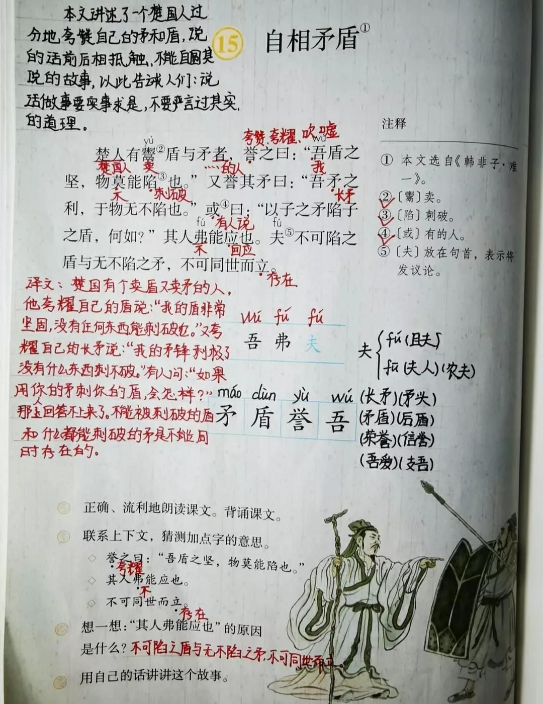 自相矛盾文言文翻译原文及注释（自相矛盾告诉我们什么道理）