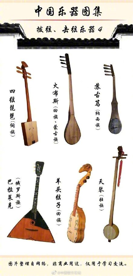 中国乐器图鉴！你了解几个？涨姿势了