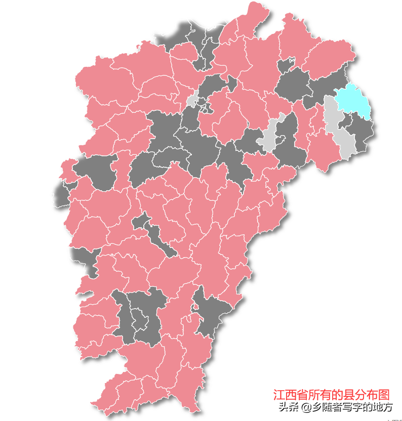 赣是哪个省的简称怎么读(江西省62个县完整名单)