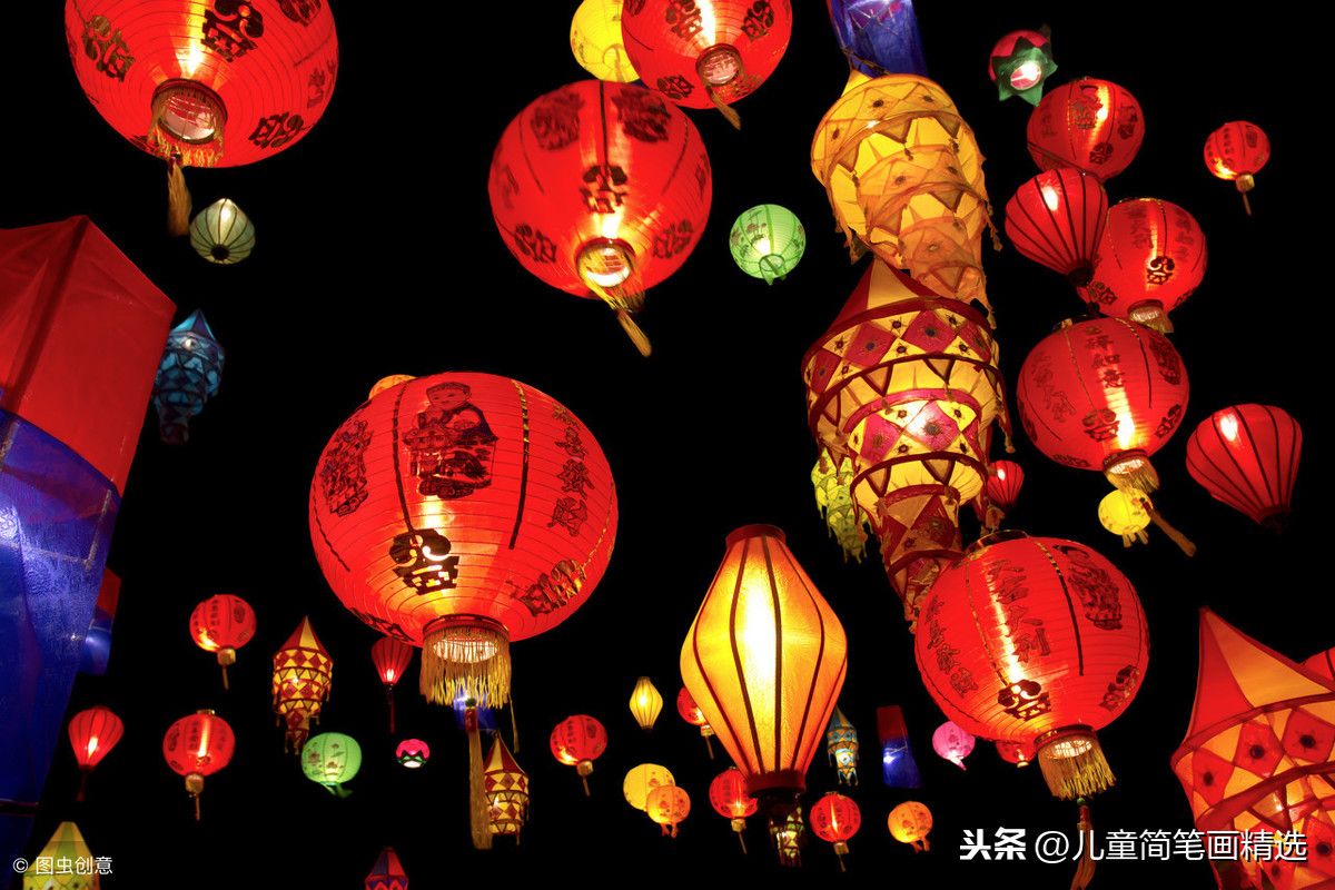 灯笼简笔画怎么画(灯笼的绘画简单又漂亮步骤)
