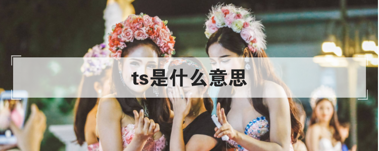ts是什么意思(ts是男的还是女的)