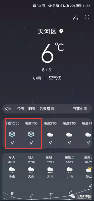 ﹣3°C，广东下雪了！朋友圈刷屏