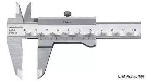 游标卡尺的读数方法图解（0.02mm游标卡尺看法图解）