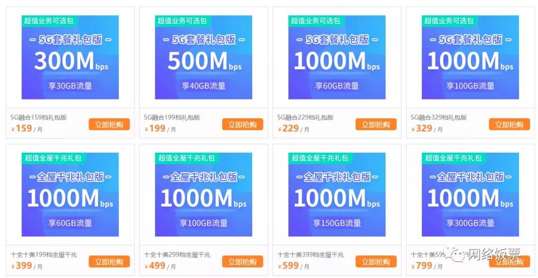 2022年电信宽带套餐价格表(三家宽带对比哪家性价比高)