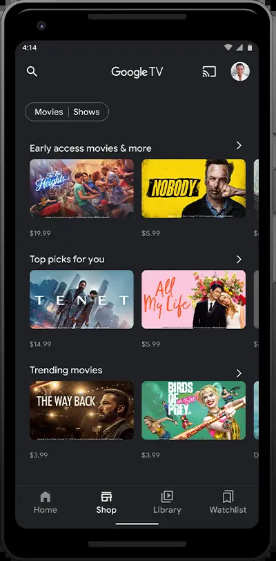 Google Play商城将于5月移除Movies &p; TV部分