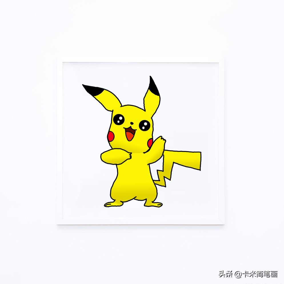 超可爱的皮卡丘怎么画(可爱的皮卡丘简笔画教程大全)