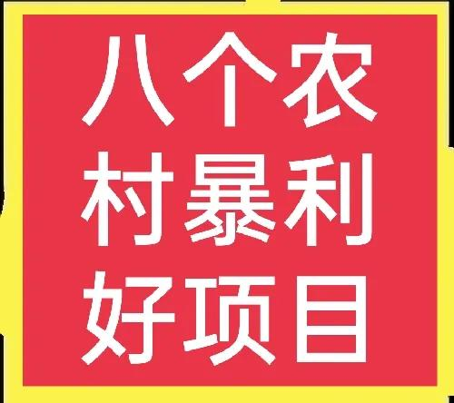 八个农村好项目，想回村创业的速来看