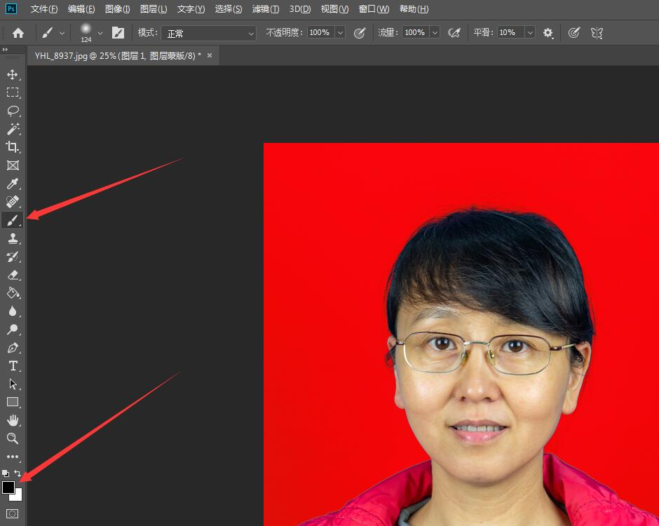 照尺寸及更换背景颜色教程
