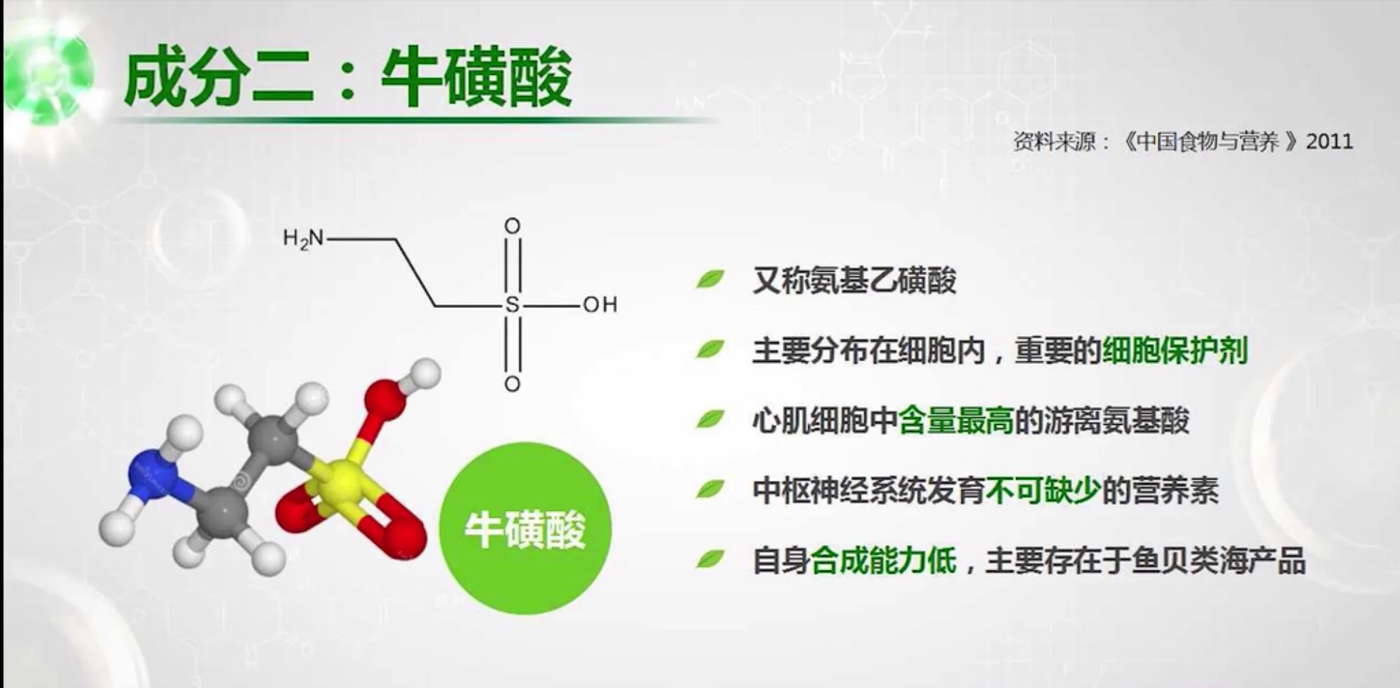 牛磺酸的作用是什么（牛磺酸的功效与作用）