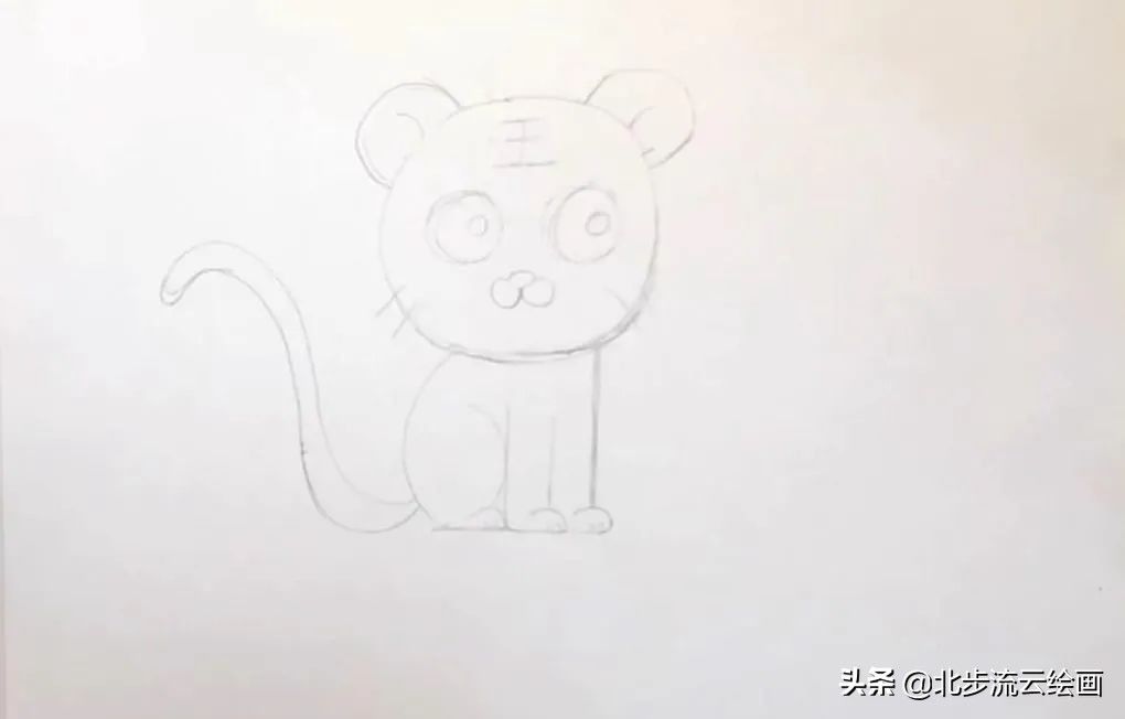 老虎怎么画好看又简单又可爱(老虎简笔画图片大全)