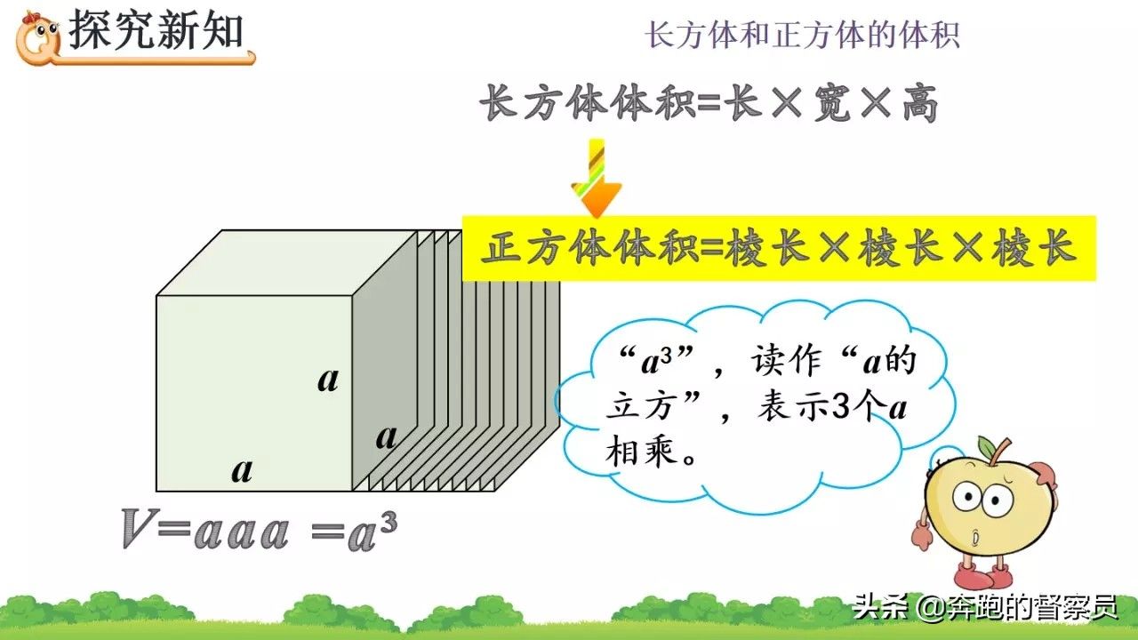 五年级数学长方体、正方体体积公式的推导解析，主要是思维的提升