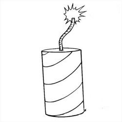 鞭炮简笔画简单又漂亮(鞭炮简笔画大全)