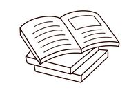打开的书本怎么画(书本简笔画简单又漂亮图片)