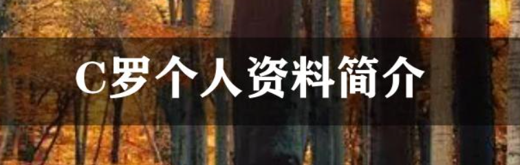 C罗个人资料简介(c罗简历个人资料简介)