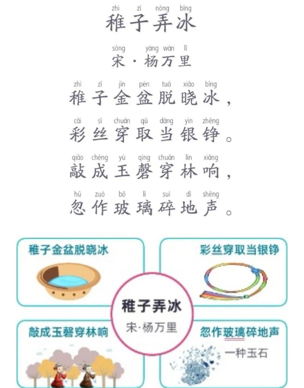 稚子弄冰古诗意思是什么(稚子弄冰的原文翻译和赏析)