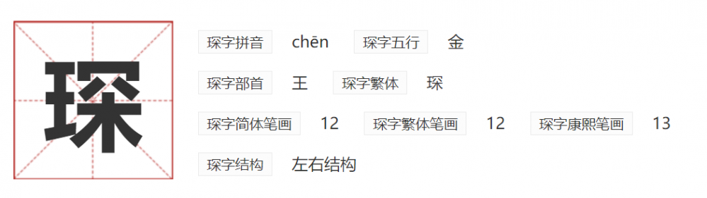 琛怎么读什么意思(琛字正确读音拼音和意思解释)