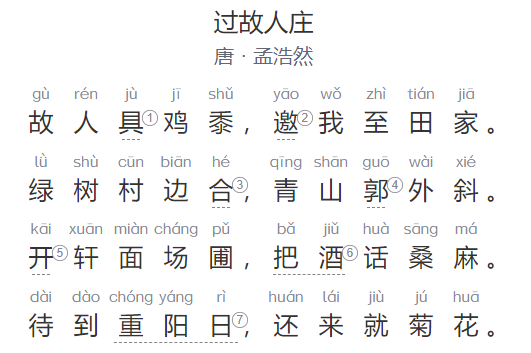 过故人庄原文及译文(过故人庄古诗带拼音及赏析)