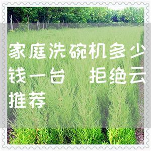 家用洗碗机怎么选择好(家用洗碗机的选购和价格表)