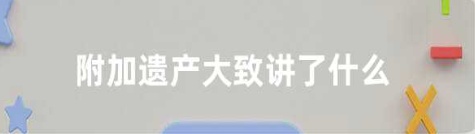 附加遗产是什么类型的小说（揭秘水千丞的现代存在主义力作）