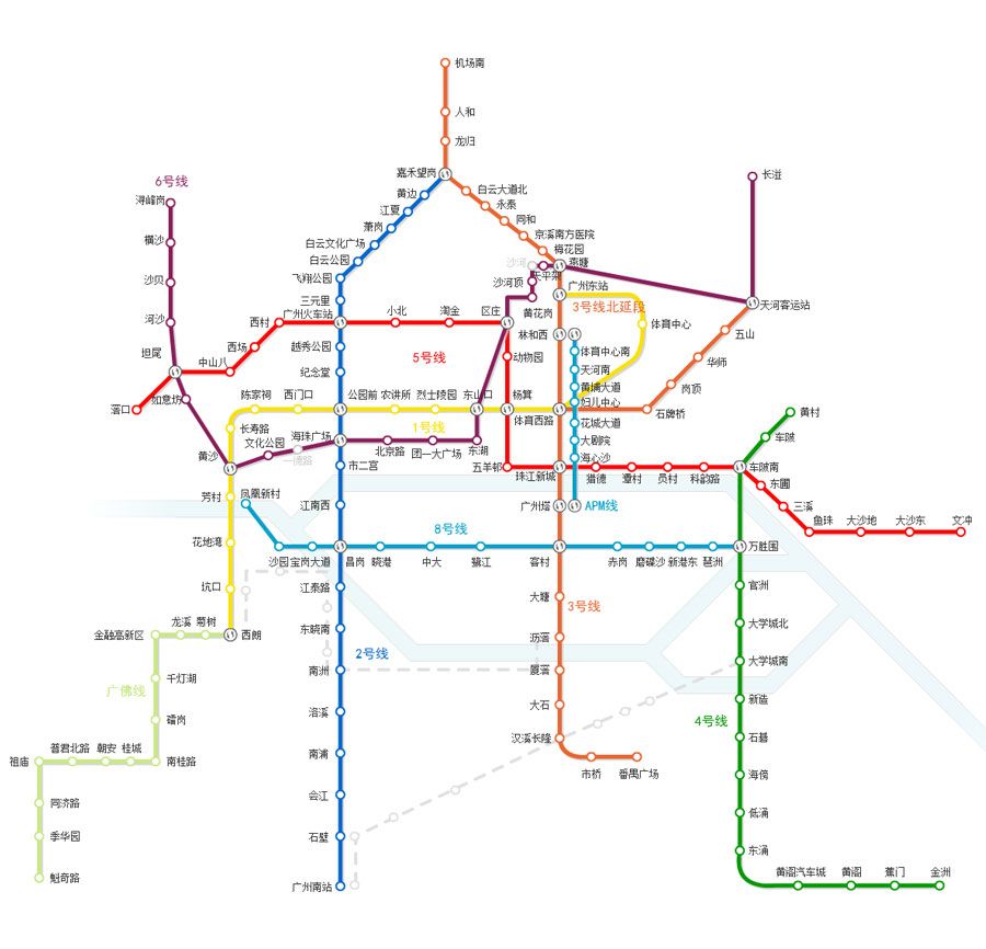 广州地铁几点开始到几点结束（2023广州地铁线路图）.jpg
